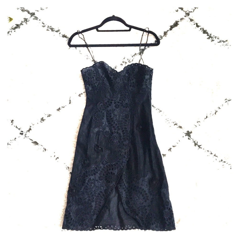 Gorgeous black lace Jill Stuart dress